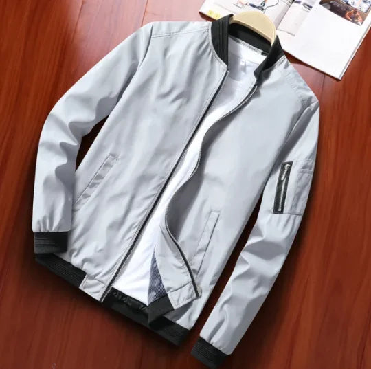 Men’s Slim Fit Bomber Jacket