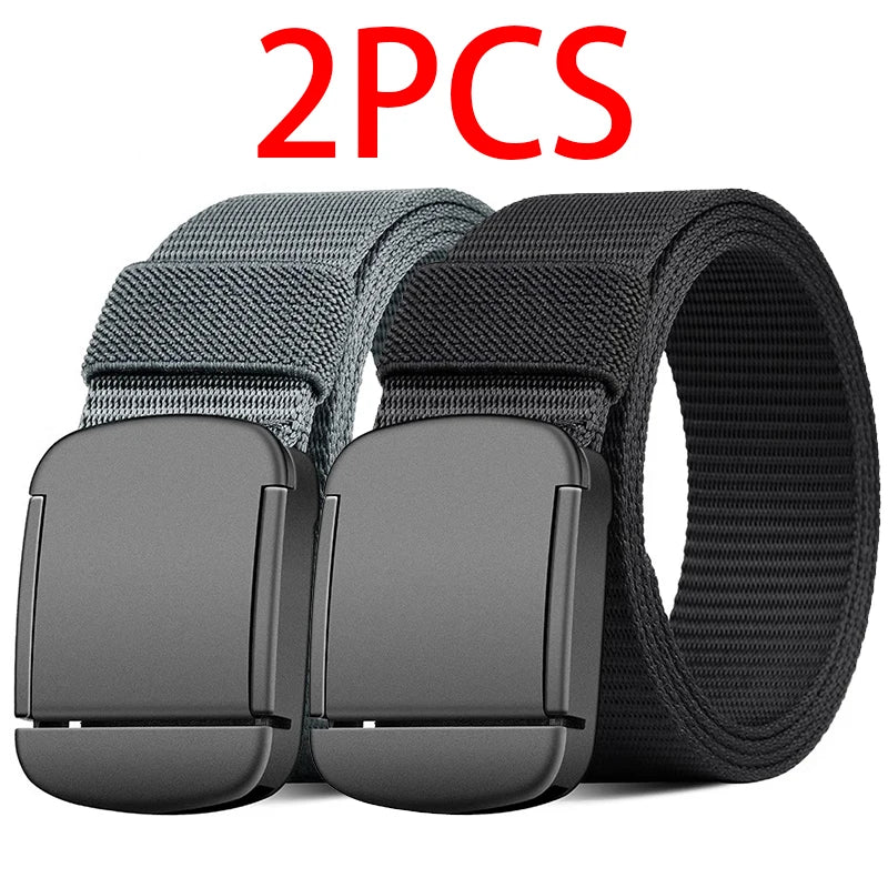 Outdoor Nylon Waist Belt – Anti-Slip, Non-Perforated, Tactical for Men & Women