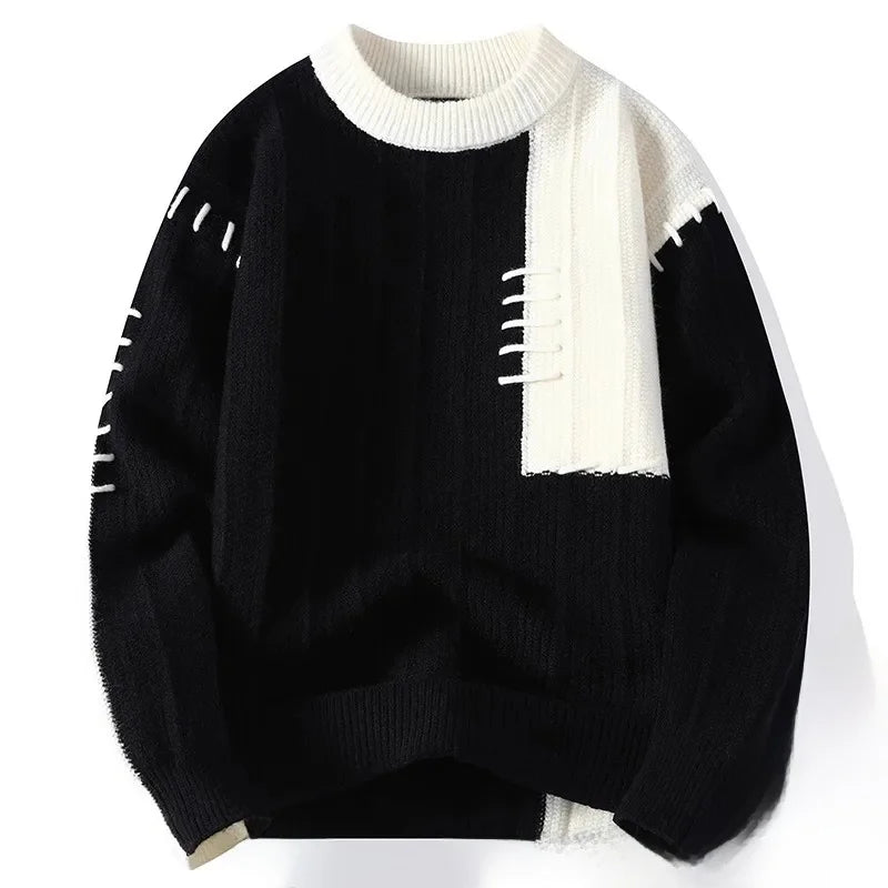 Men’s Loose-Fit Knitted Sweater