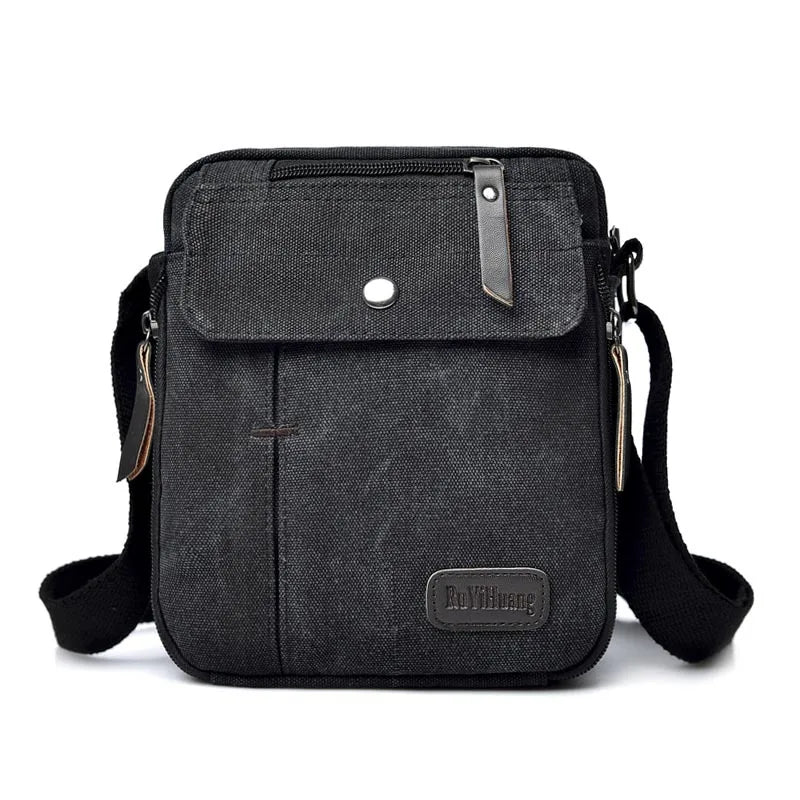 Unisex Canvas Messenger Bag