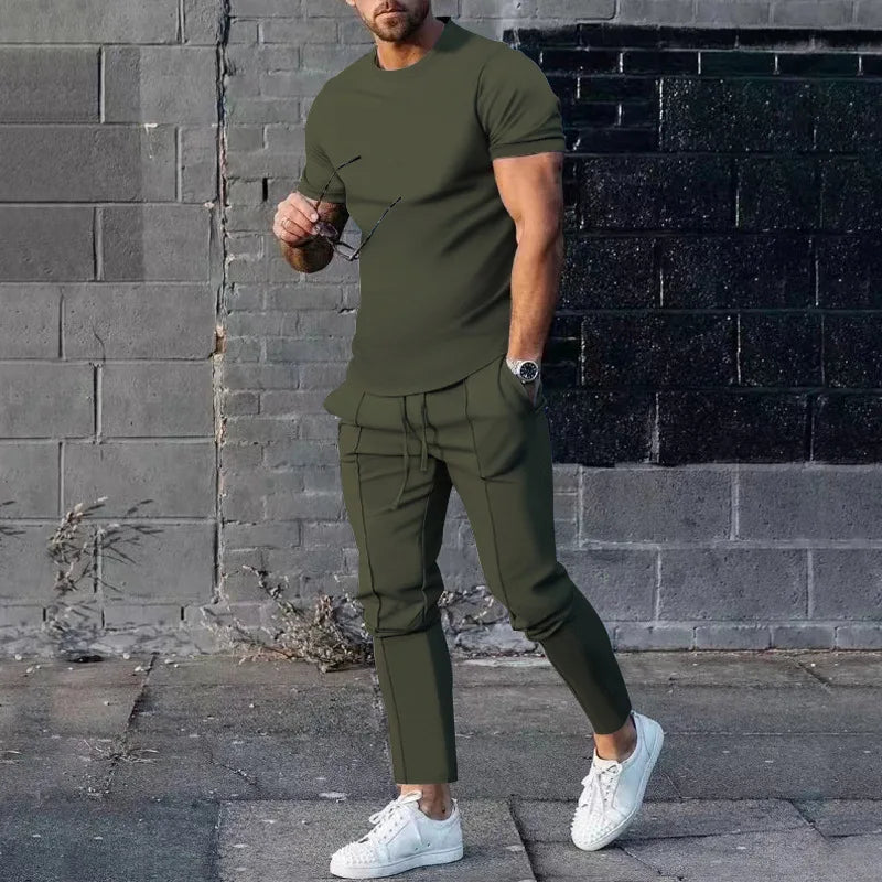 Men's T-Shirt & Trousers Set