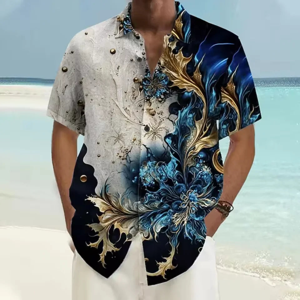 Men’s Short Sleeve Printed Shirt
