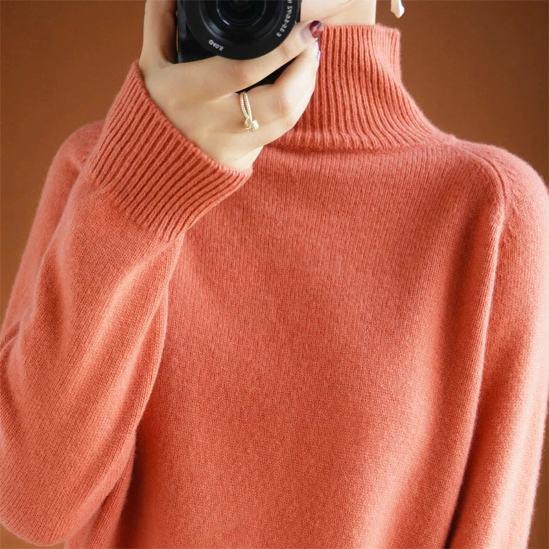 Women’s Long Sleeve Turtleneck Sweater