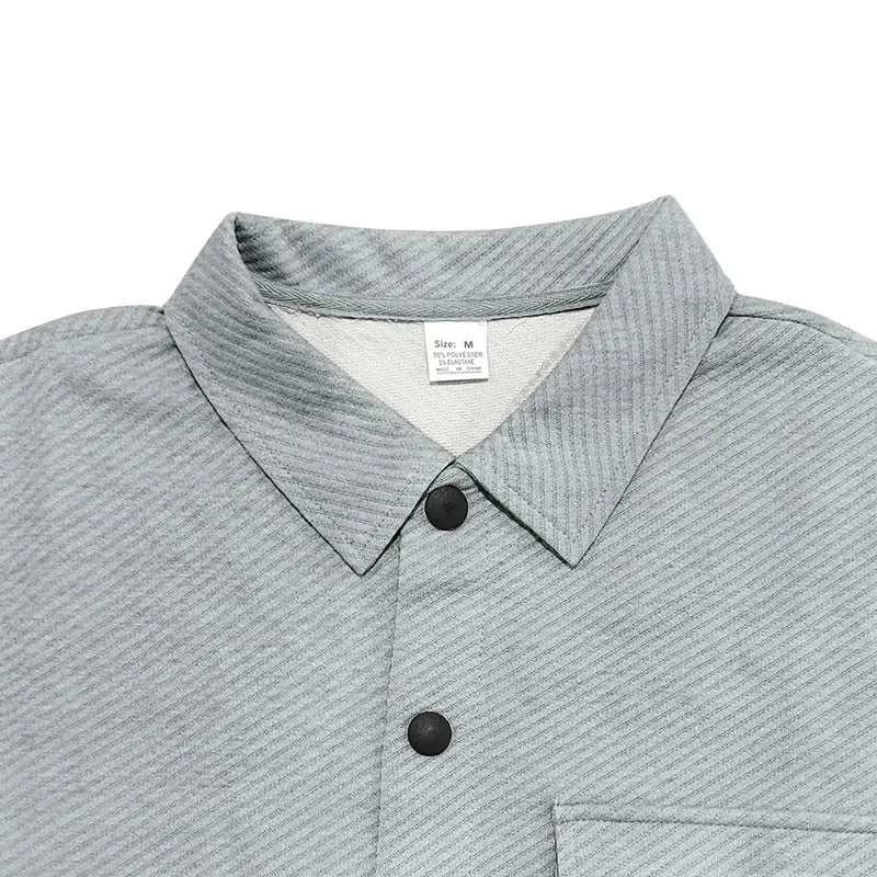 Men's Twill Two-Piece Suit Set