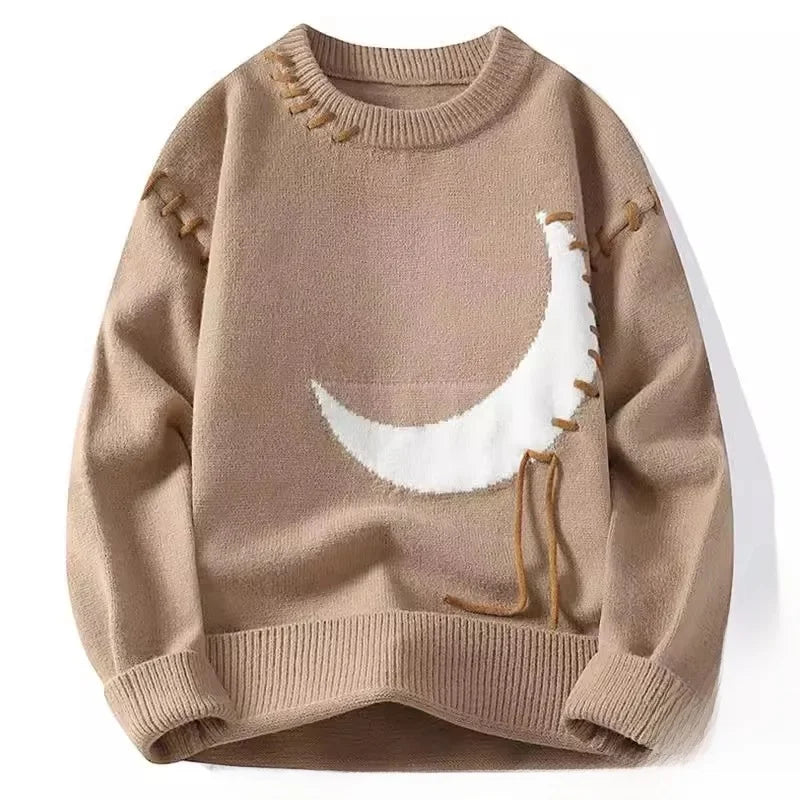 Men’s Loose-Fit Knitted Sweater