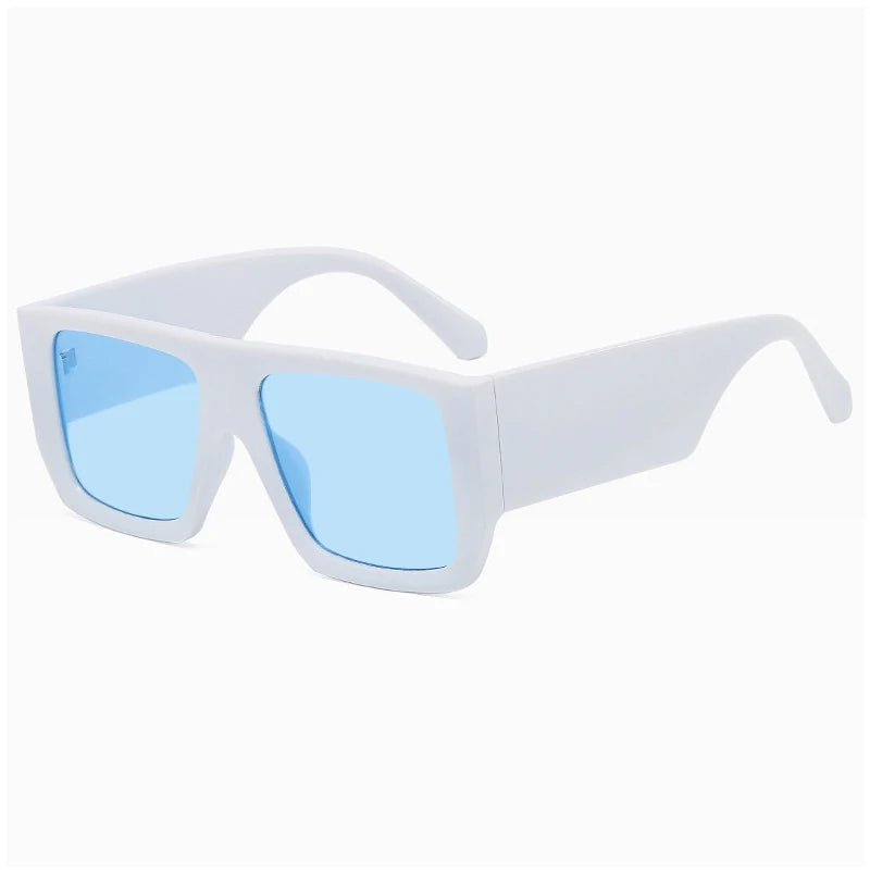 Unisex Vintage Square Sunglasses