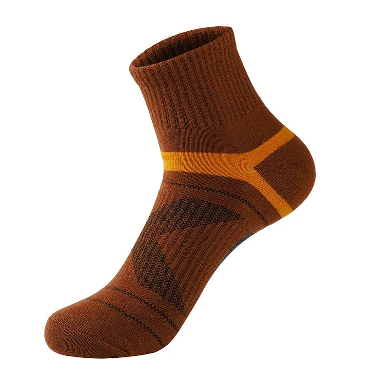 Men's socks autumn and winter mid-tube basketball sports socks high-quality pure cotton comfortable breathable cotton socks