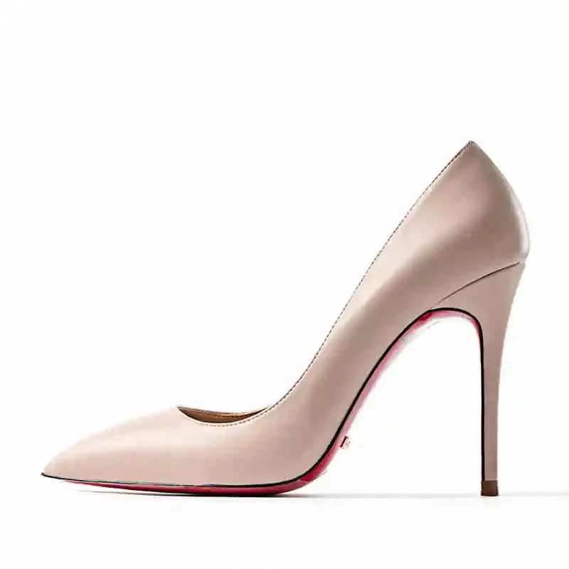 Women's 2025 Leather High Heels