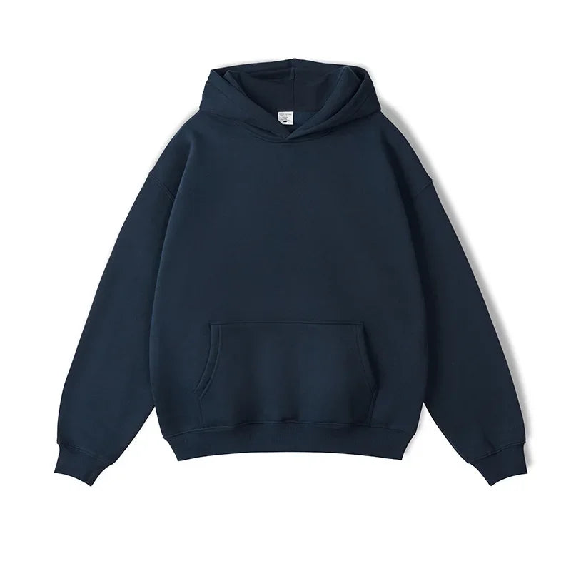 Unisex Solid Color Tracksuit Hoodie