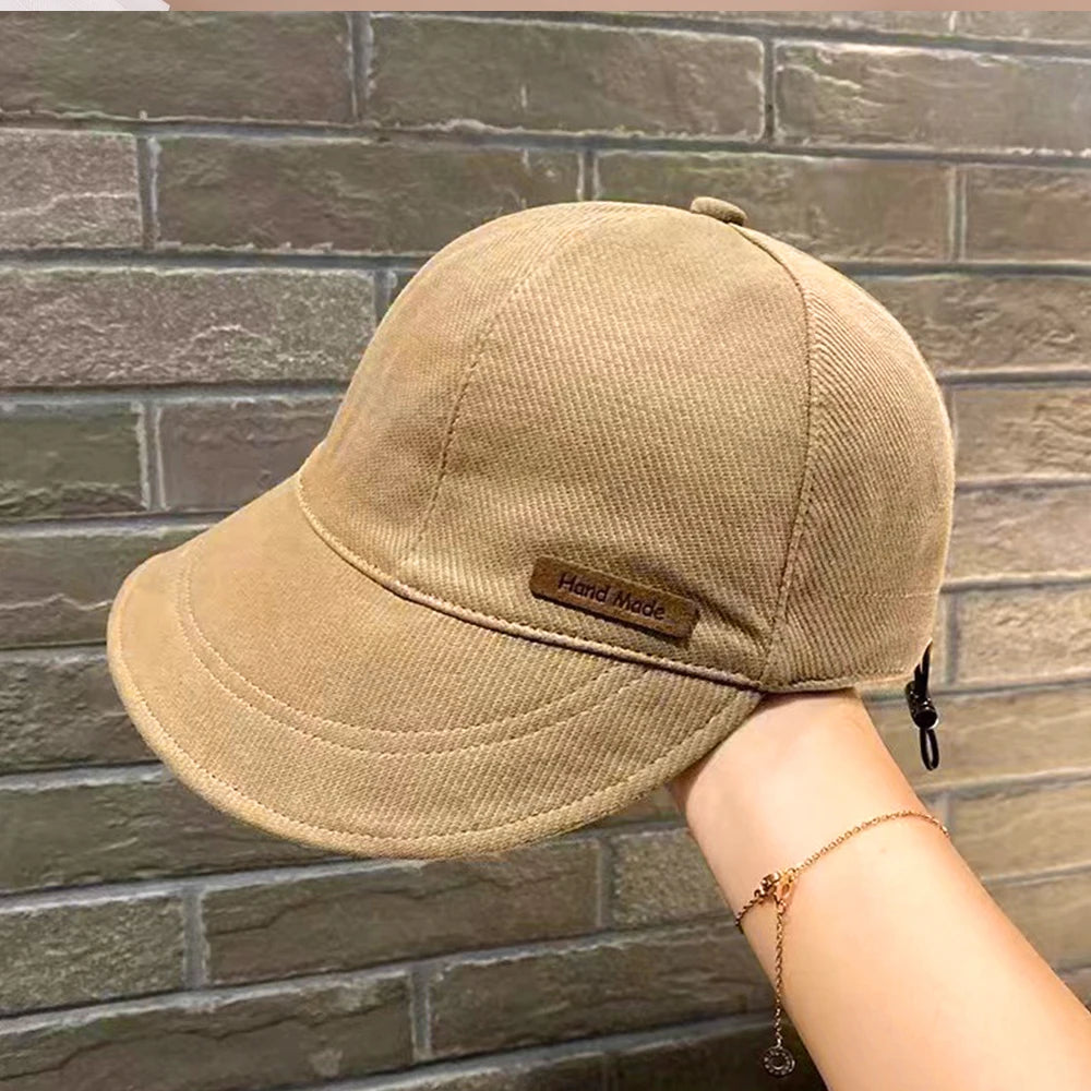 Cotton Wide Brim Bucket Cap