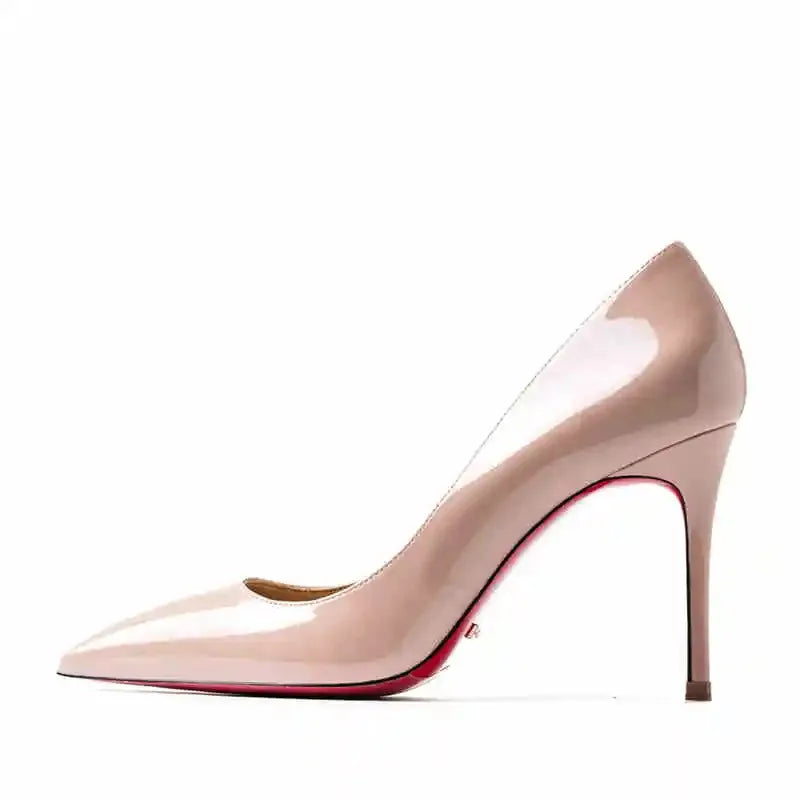 Women's 2025 Leather High Heels