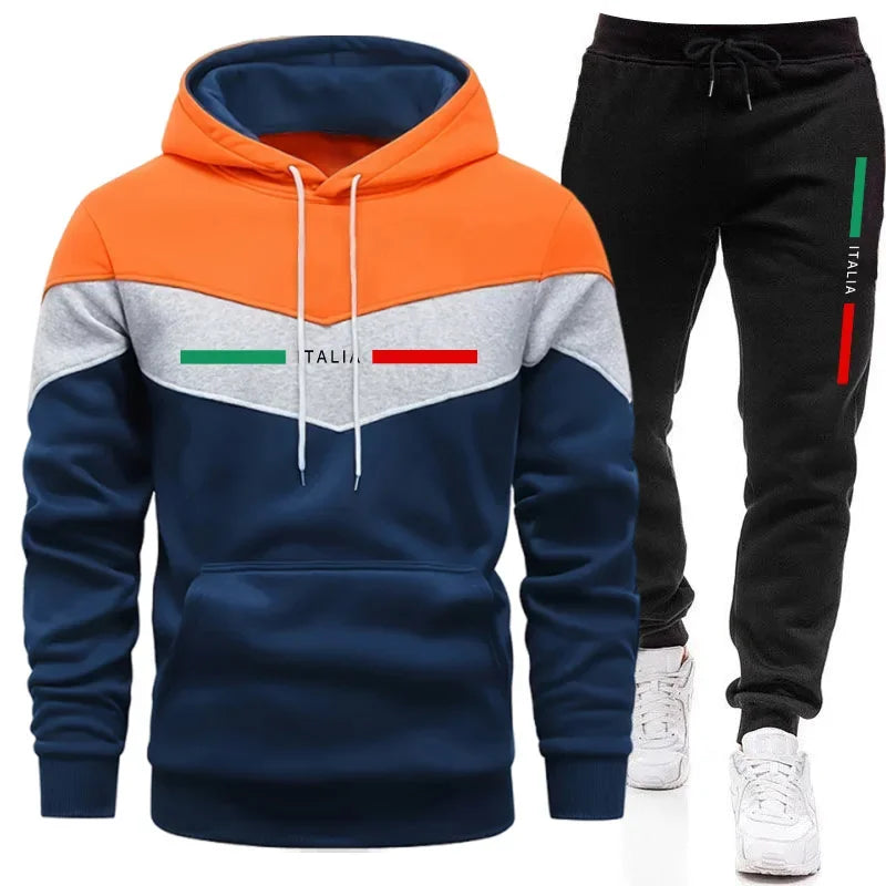 Men's Hoodie Tracksuit Set