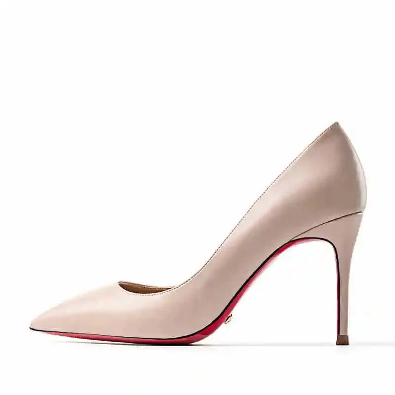 Women's 2025 Leather High Heels