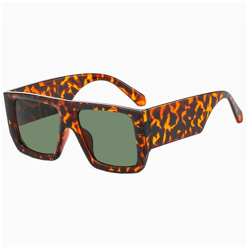 Unisex Vintage Square Sunglasses