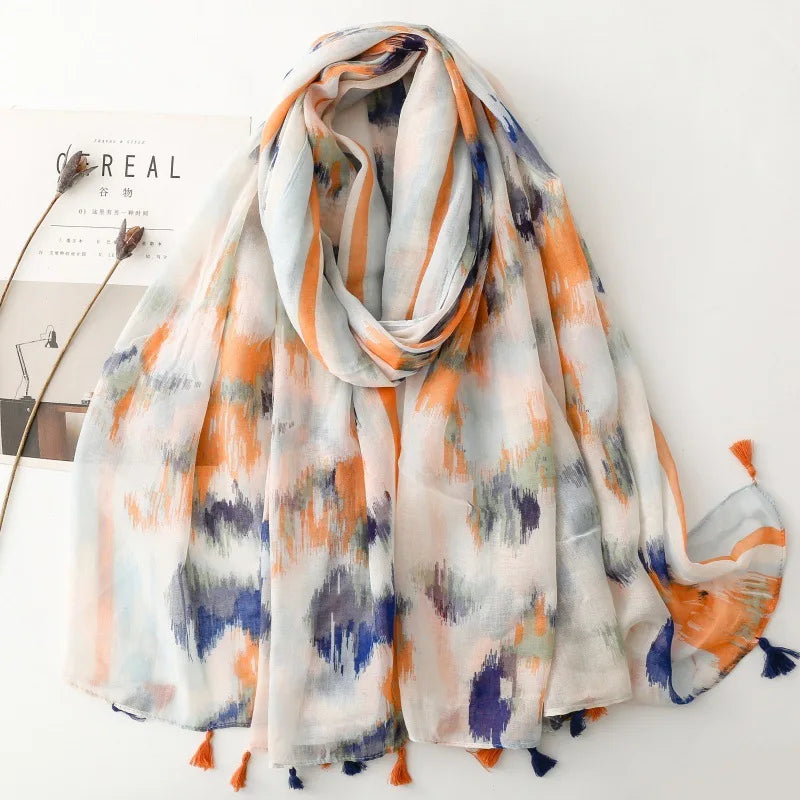 Women’s Leopard Print Luxury Scarf