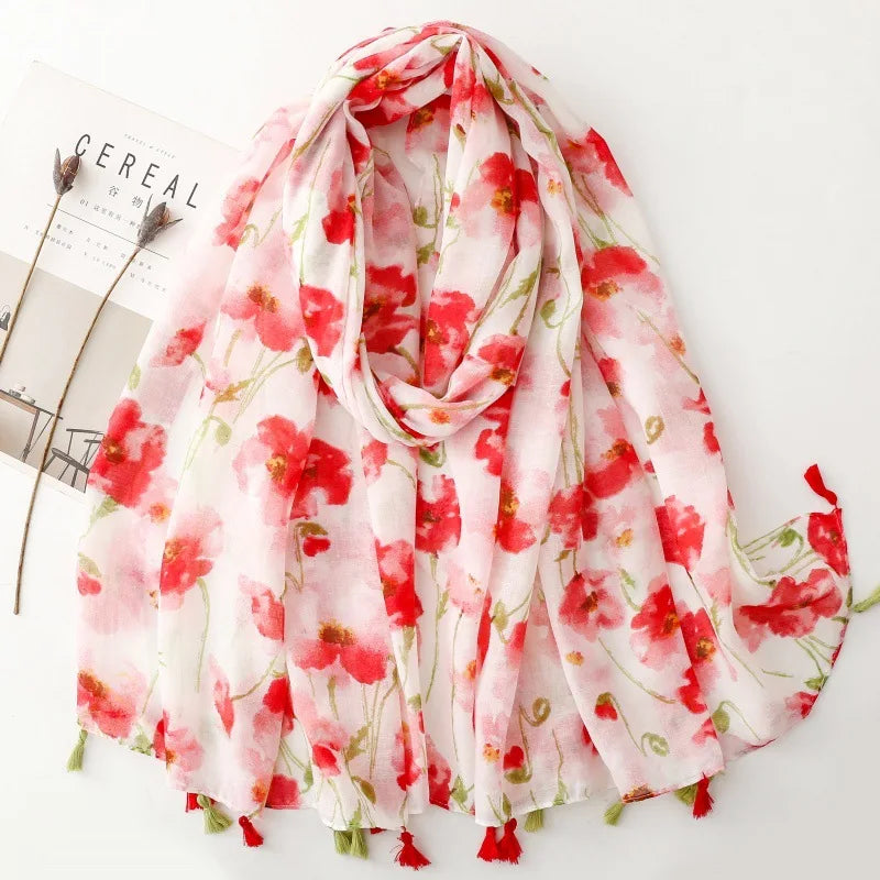 Women’s Leopard Print Luxury Scarf