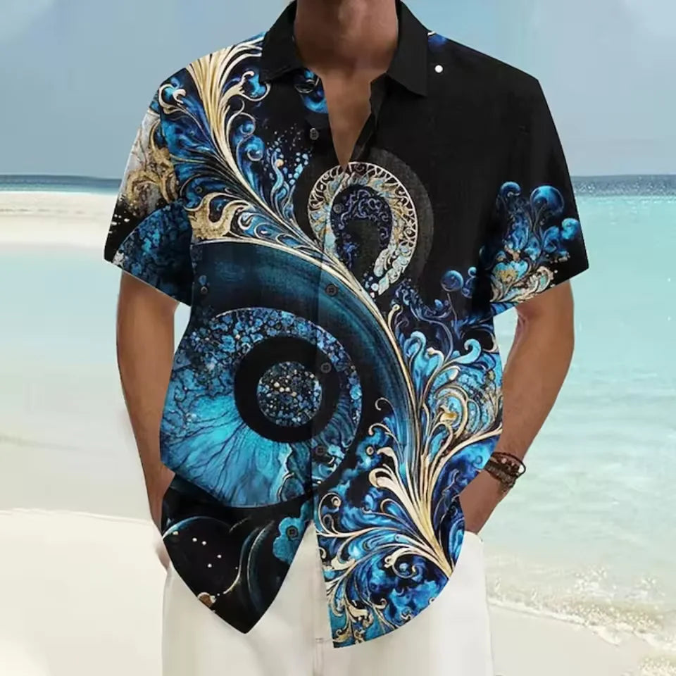 Men’s Short Sleeve Printed Shirt