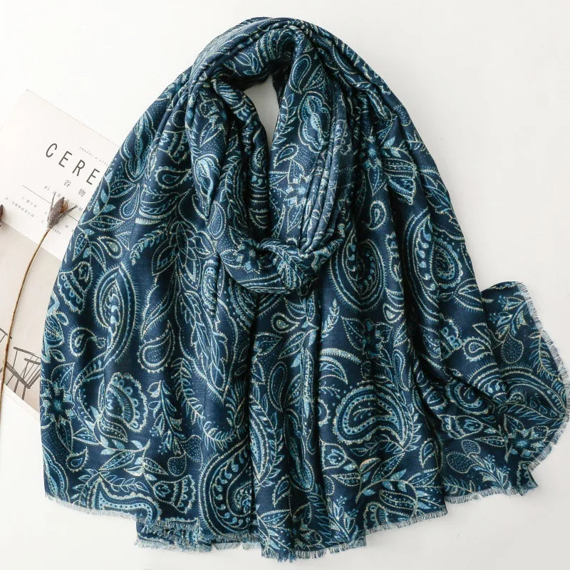 Women’s Leopard Print Luxury Scarf