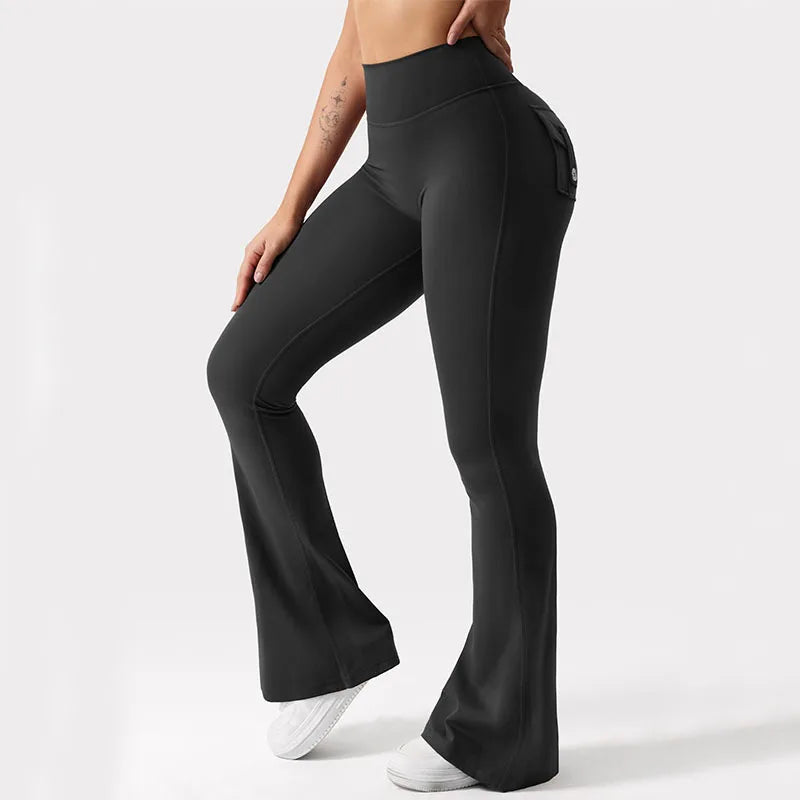 Women's Wide-Leg High-Stretch Yoga