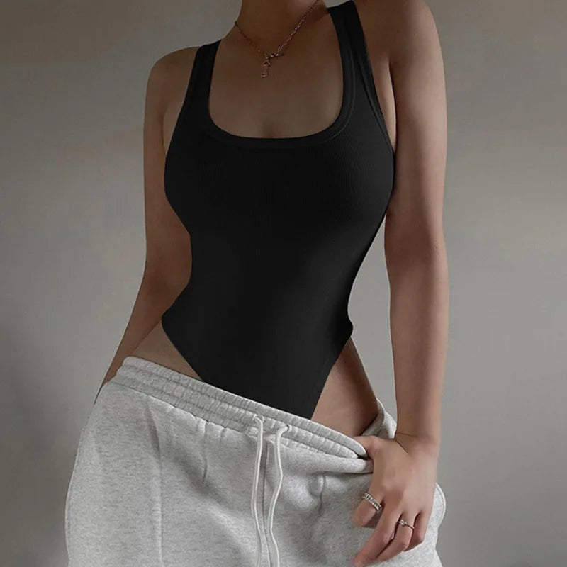 Women's Halter Knit Bodysuit