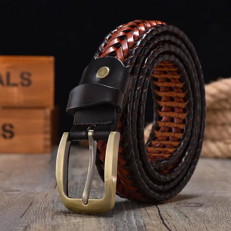 Retro Casual Cowhide Belt