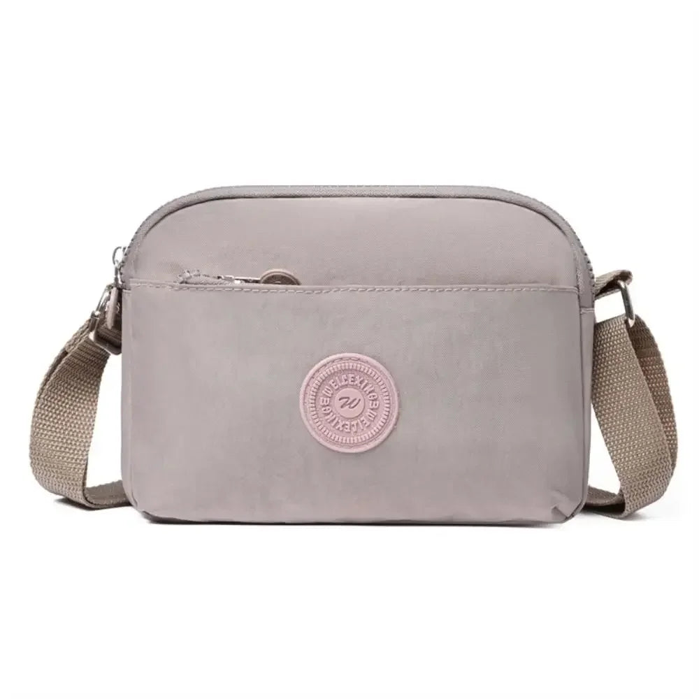 Spring Nylon Crossbody Bag – Multi-pocket for Men & Women