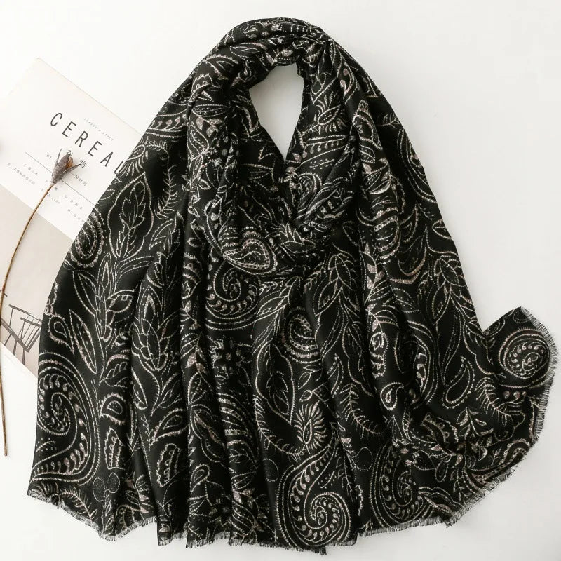 Women’s Leopard Print Luxury Scarf