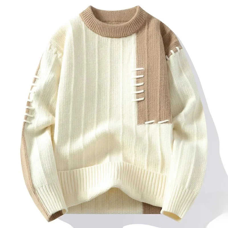 Men’s Loose-Fit Knitted Sweater