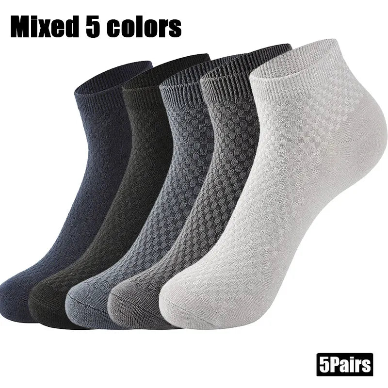 Men’s Bamboo Crew Socks (5 Pairs)