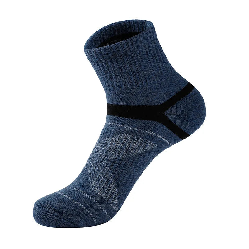 Men's socks autumn and winter mid-tube basketball sports socks high-quality pure cotton comfortable breathable cotton socks