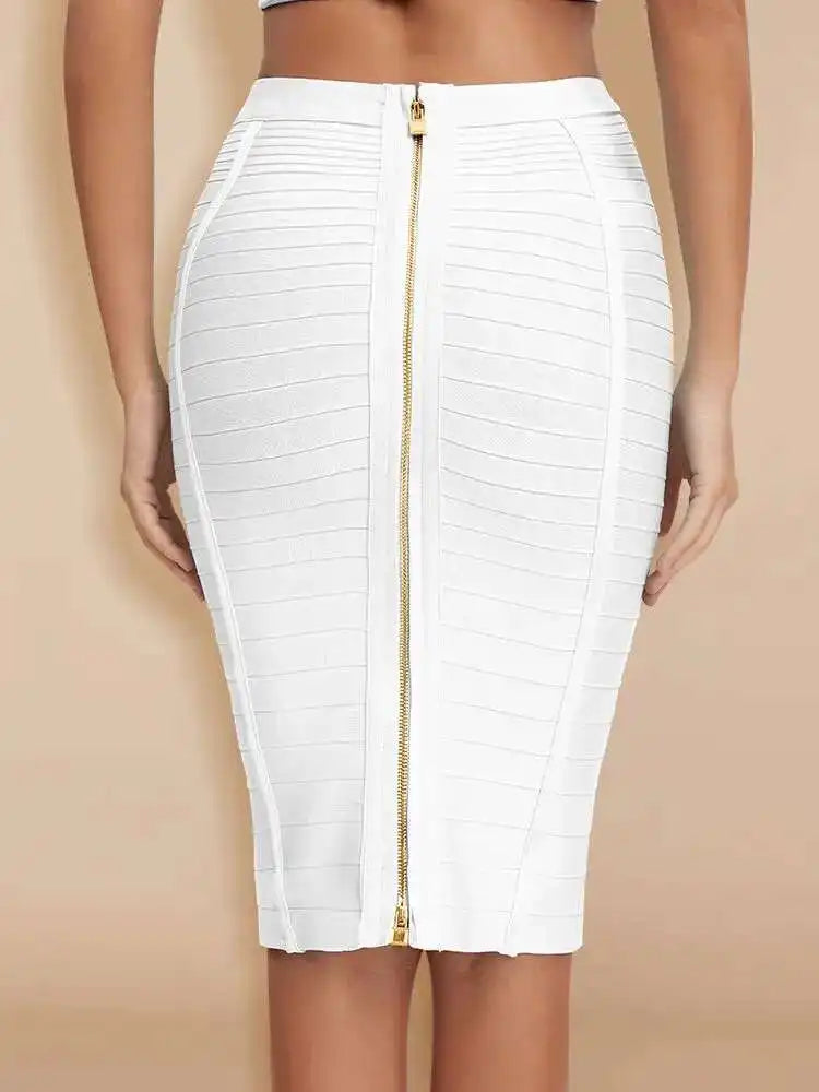 Women’s Striped Pencil Bandage Skirt