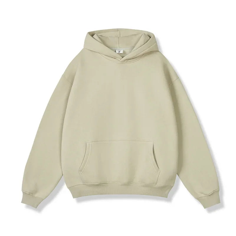 Unisex Solid Color Tracksuit Hoodie