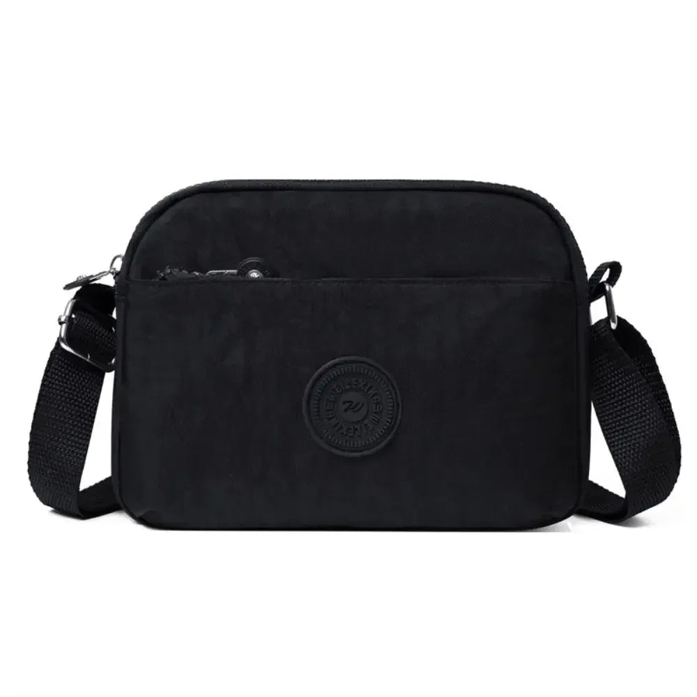 Spring Nylon Crossbody Bag – Multi-pocket for Men & Women