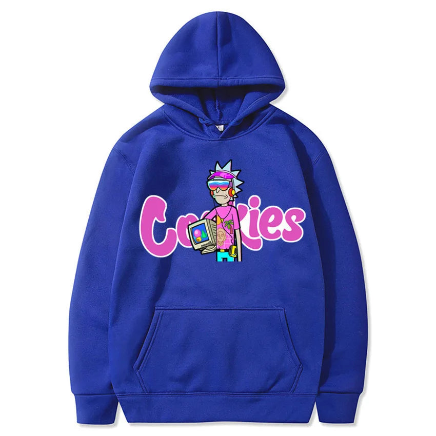Anime Print Hoodie – Unisex Oversized Streetwear