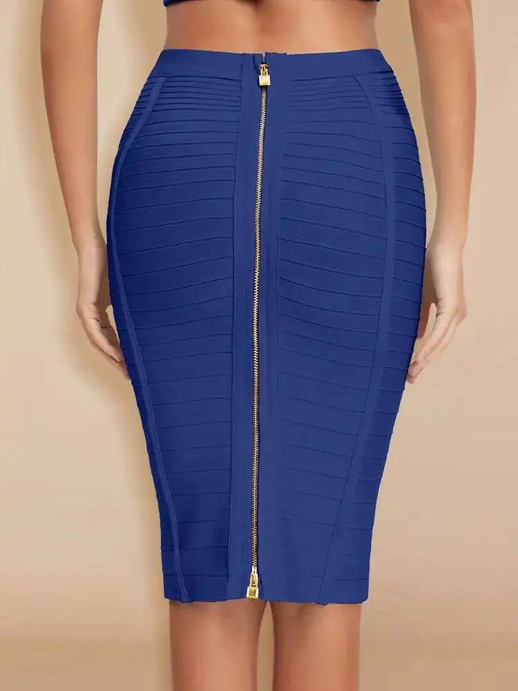 Women’s Striped Pencil Bandage Skirt