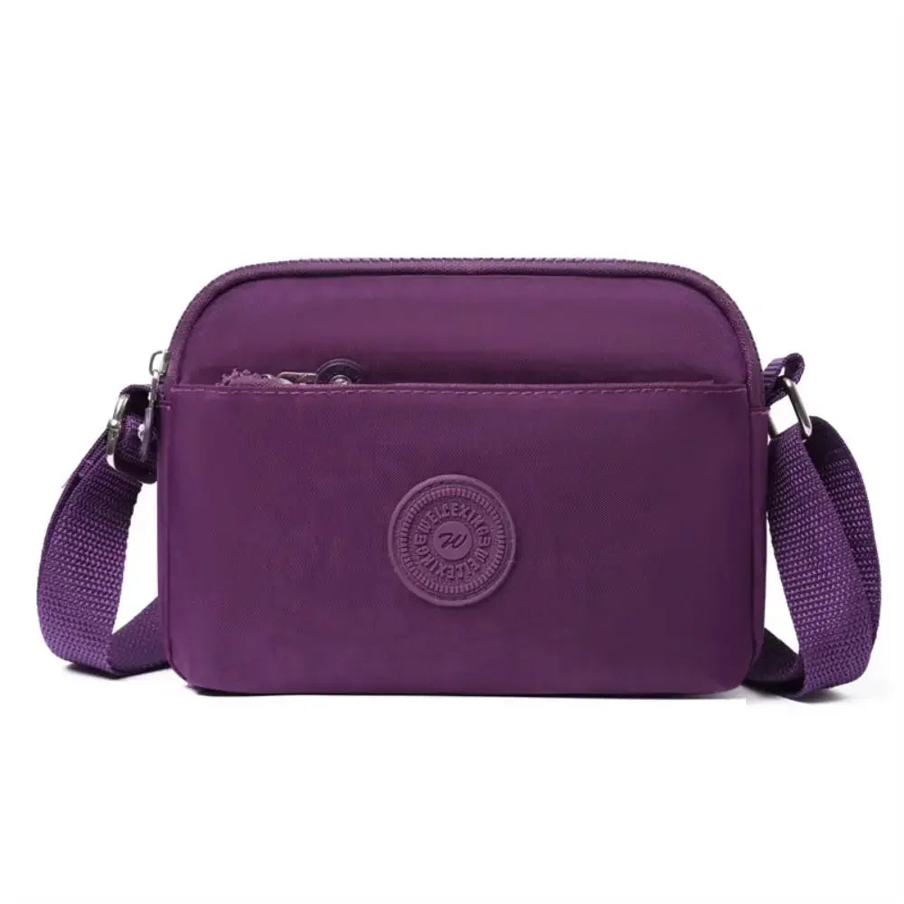 Spring Nylon Crossbody Bag – Multi-pocket for Men & Women