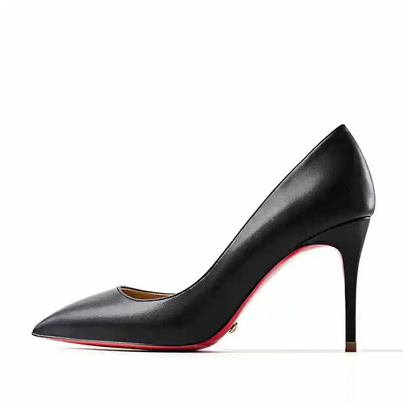 Women's 2025 Leather High Heels