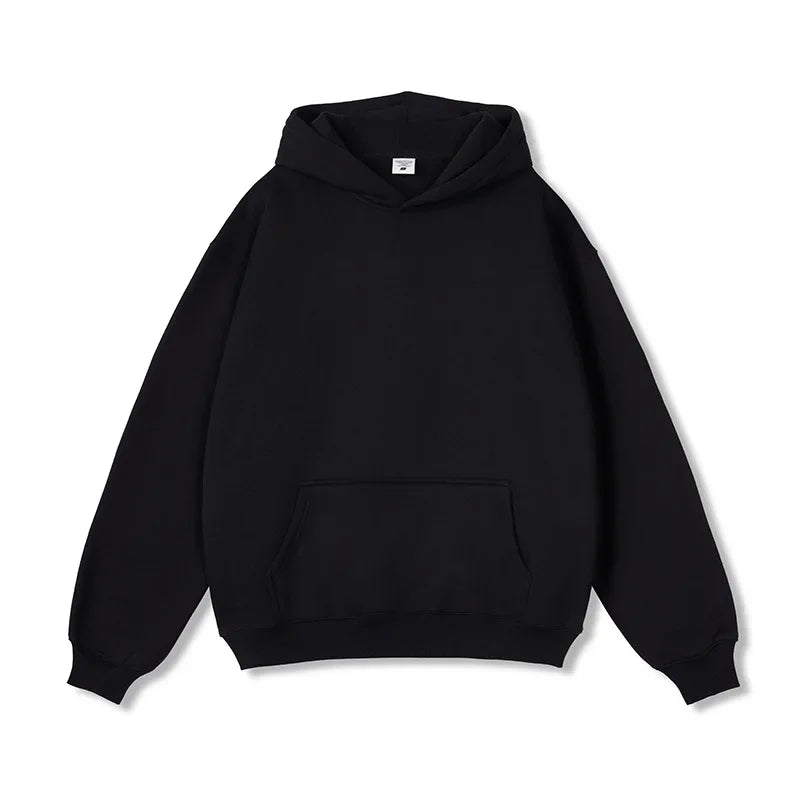 Unisex Solid Color Tracksuit Hoodie