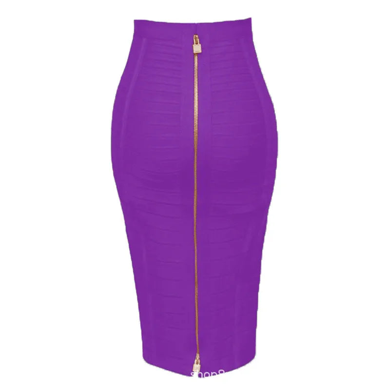 Women’s Striped Pencil Bandage Skirt