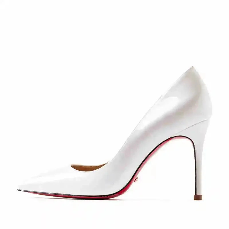 Women's 2025 Leather High Heels