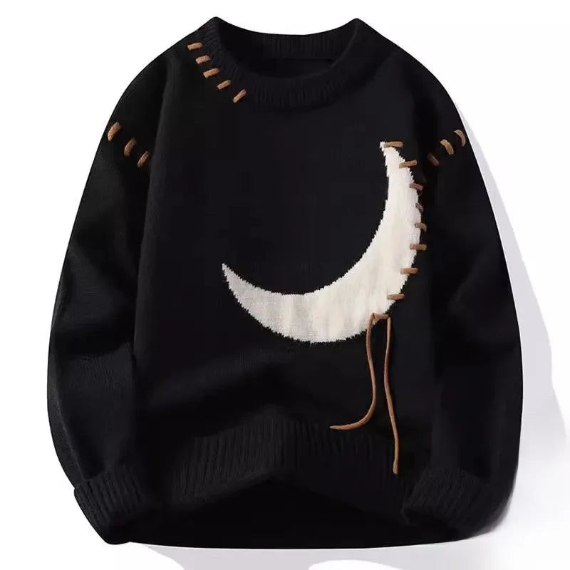 Men’s Loose-Fit Knitted Sweater