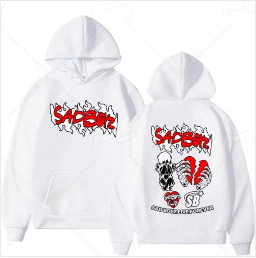 Unisex Retro Fleece Oversized Pullover