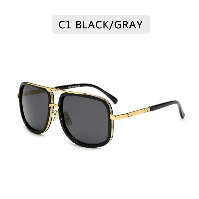 Men’s Big Frame Square Sunglasses