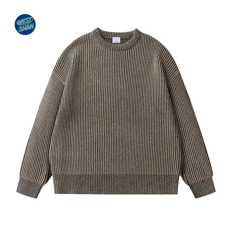 Unisex Knitted Sweater – Retro Luxury Casual Wear