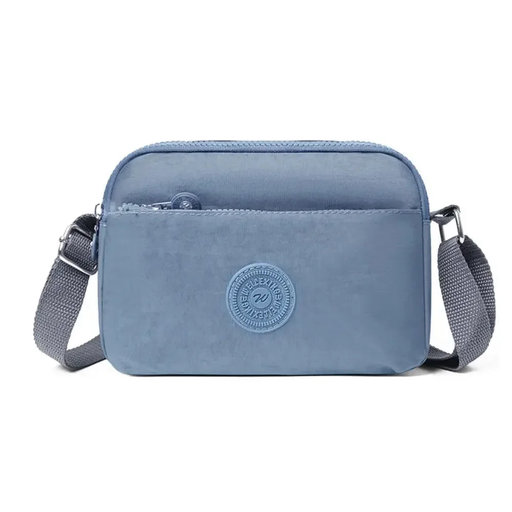 Spring Nylon Crossbody Bag – Multi-pocket for Men & Women