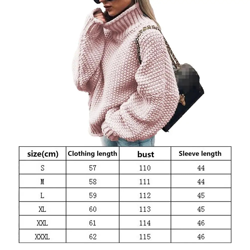 Women’s Oversized Turtleneck Sweater