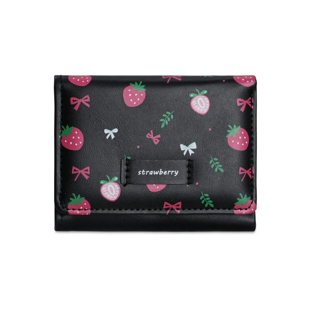 Women’s Strawberry Tri-Fold Wallet