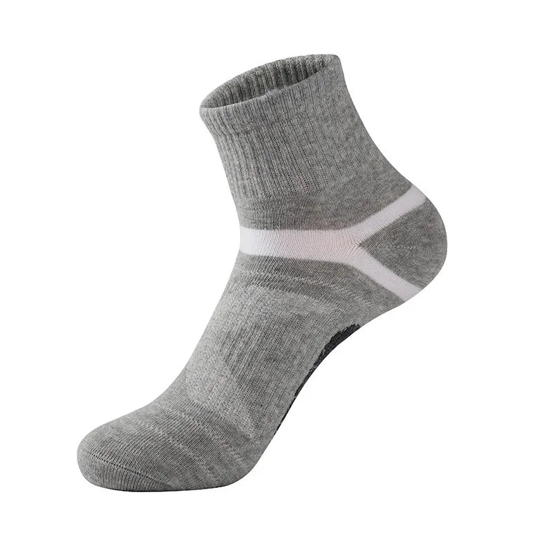 Men's socks autumn and winter mid-tube basketball sports socks high-quality pure cotton comfortable breathable cotton socks