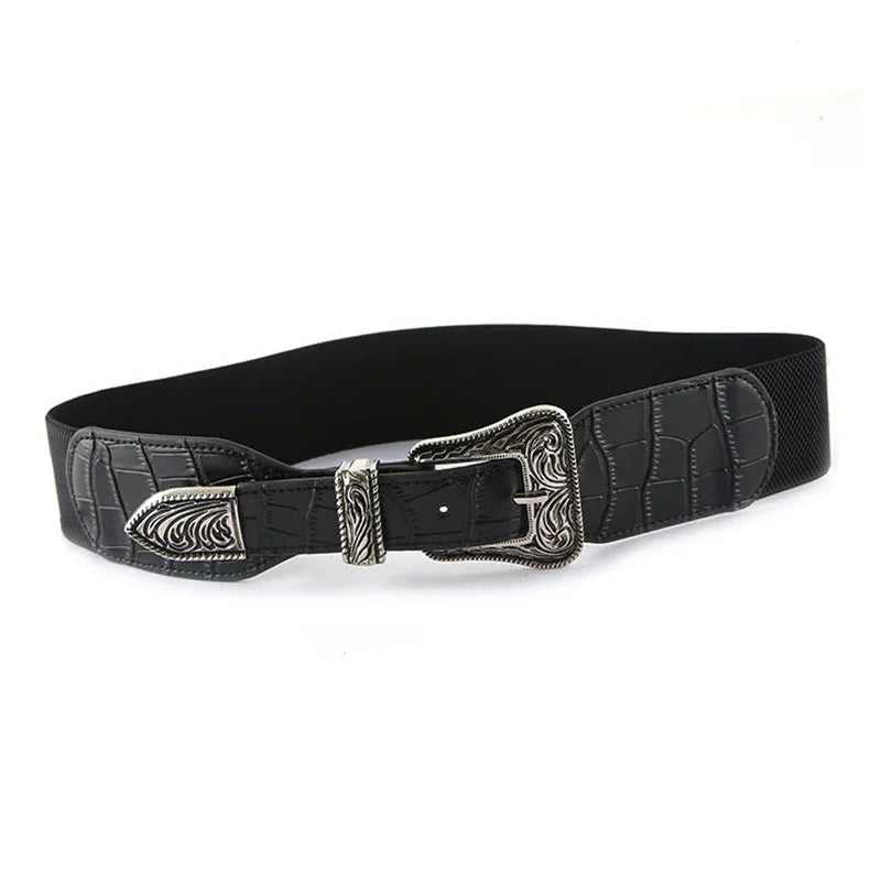 Women’s Wide Elastic Corset Belt