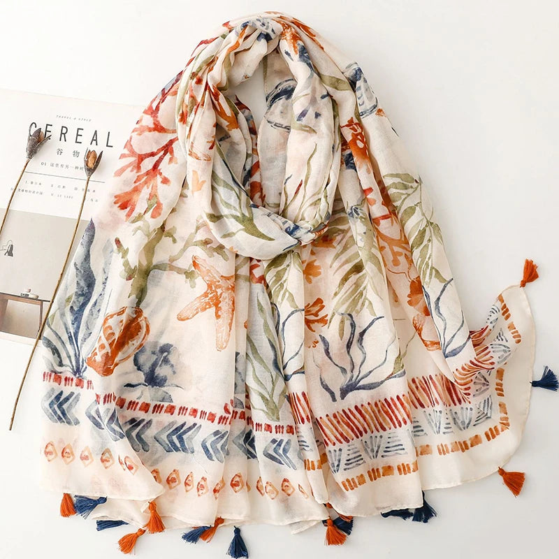 Women’s Leopard Print Luxury Scarf